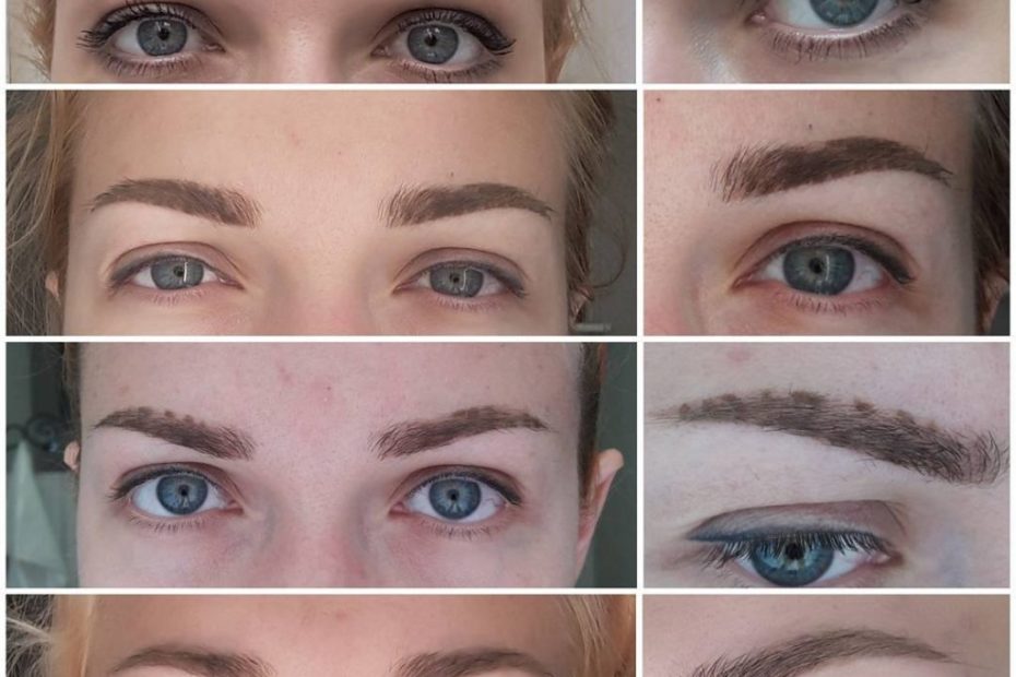 eyebrow tattoo healing